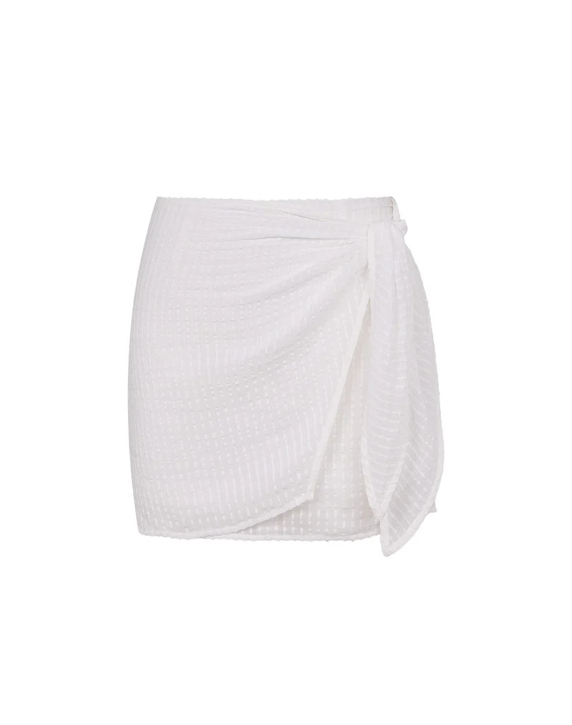 Kim Mini Skirt - Off White | ViX Swimwear
