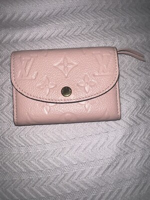 Louis Vuitton Rosalie Coin Purse Wallet Empreinte Leather Rose Poudre Pink | eBay US