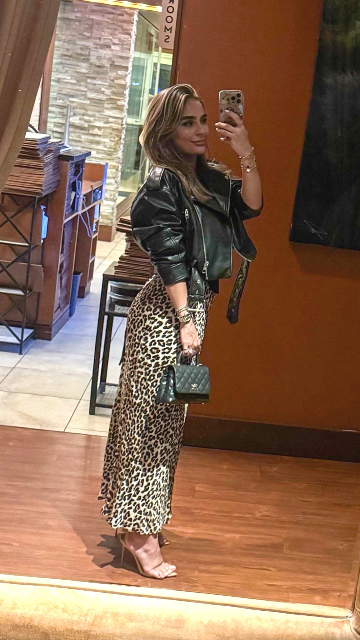 Leopard skirt and leather jacket date night ootd 

#LTKFindsUnder50 #LTKSeasonal #LTKStyleTip