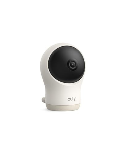 eufy Baby Monitor C10 Add-On Camera, 2K HD Resolution, 4× Zoom, 351° Pan and 60° Tilt, Night Vision, Motion/Cry/Noise/Temperature Changes, 2-Way Talk, VOX, White Noise | Amazon (US)
