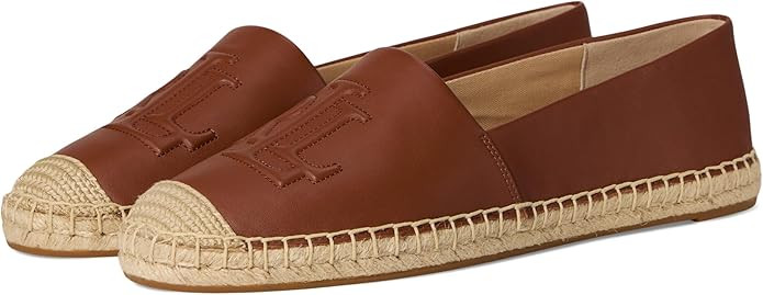 Lauren Ralph Lauren Cameryn Nappa Leather Espadrille | Amazon (US)