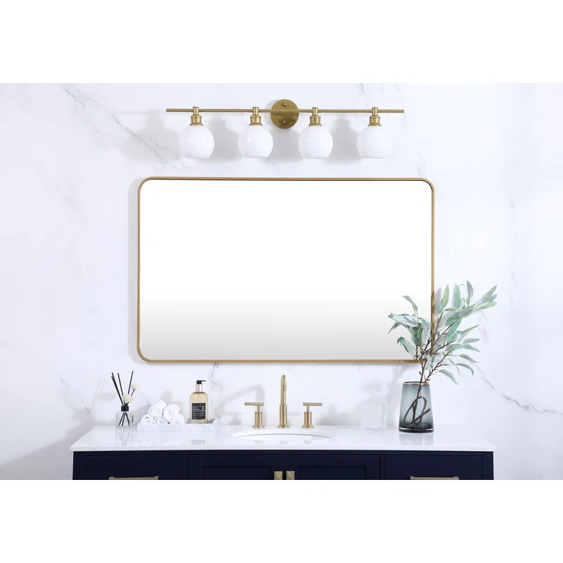 Alessandra Metal Wall Mirror | Wayfair North America