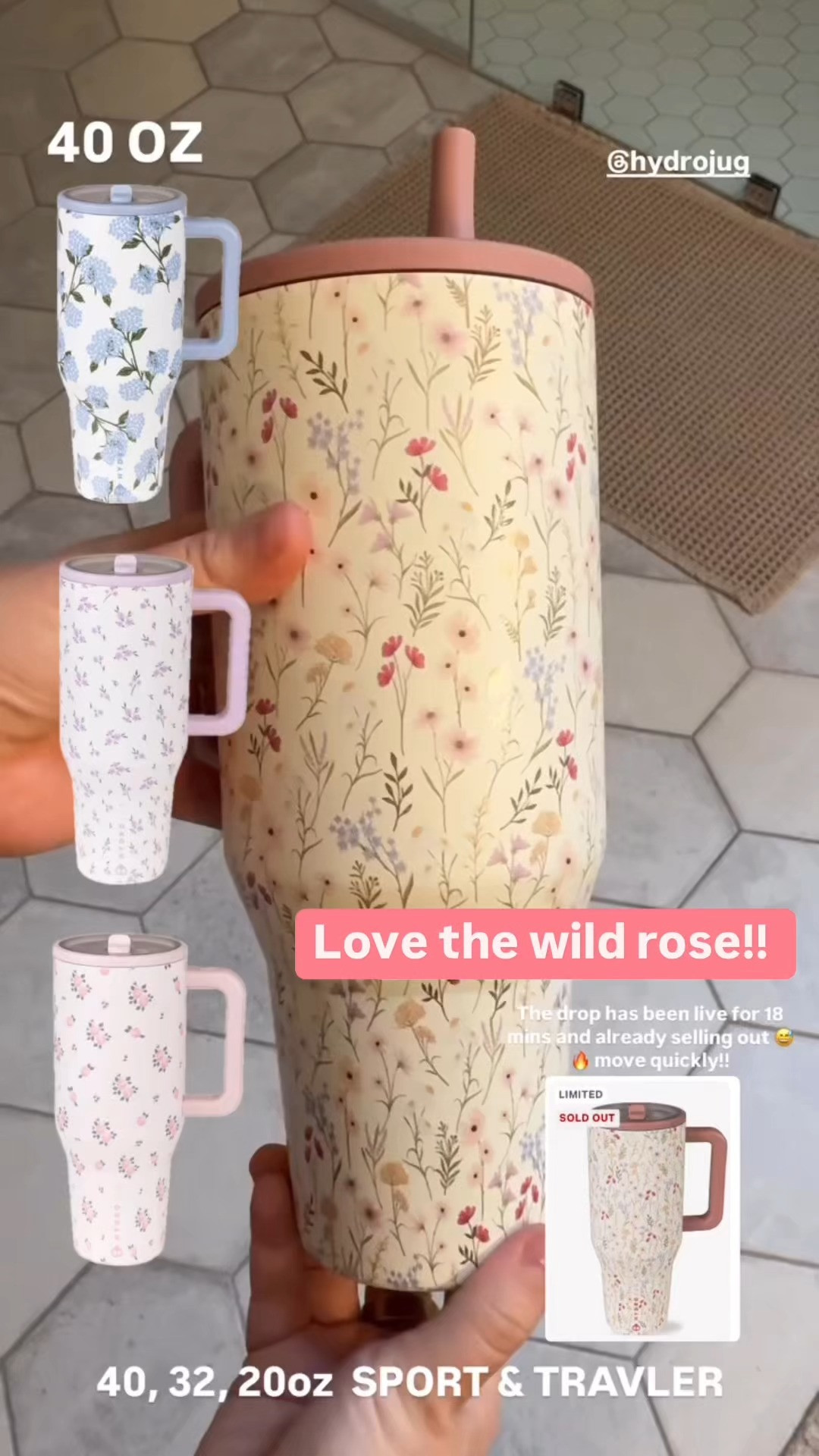 Obsessed with the Floral Collection from Hydrojug! I absolutely love these tumblers! Amazon and Dicks both have the gorgeous wild rose and lots of other cute prints in stock!! A great Mothers Day Gift idea
 

#LTKFindsUnder50 #LTKFindsUnder100 #LTKActive