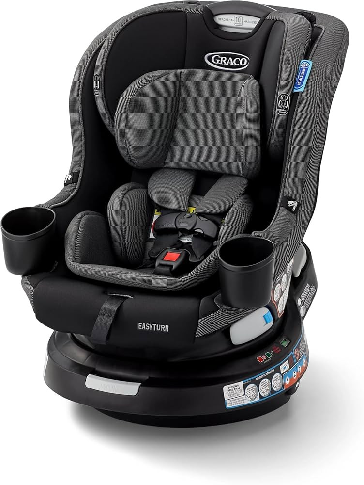 Graco EasyTurn 360 2-in-1 Convertible Car Seat, 360 Degree Rotating Infant to Toddler Rotating Ca... | Amazon (US)