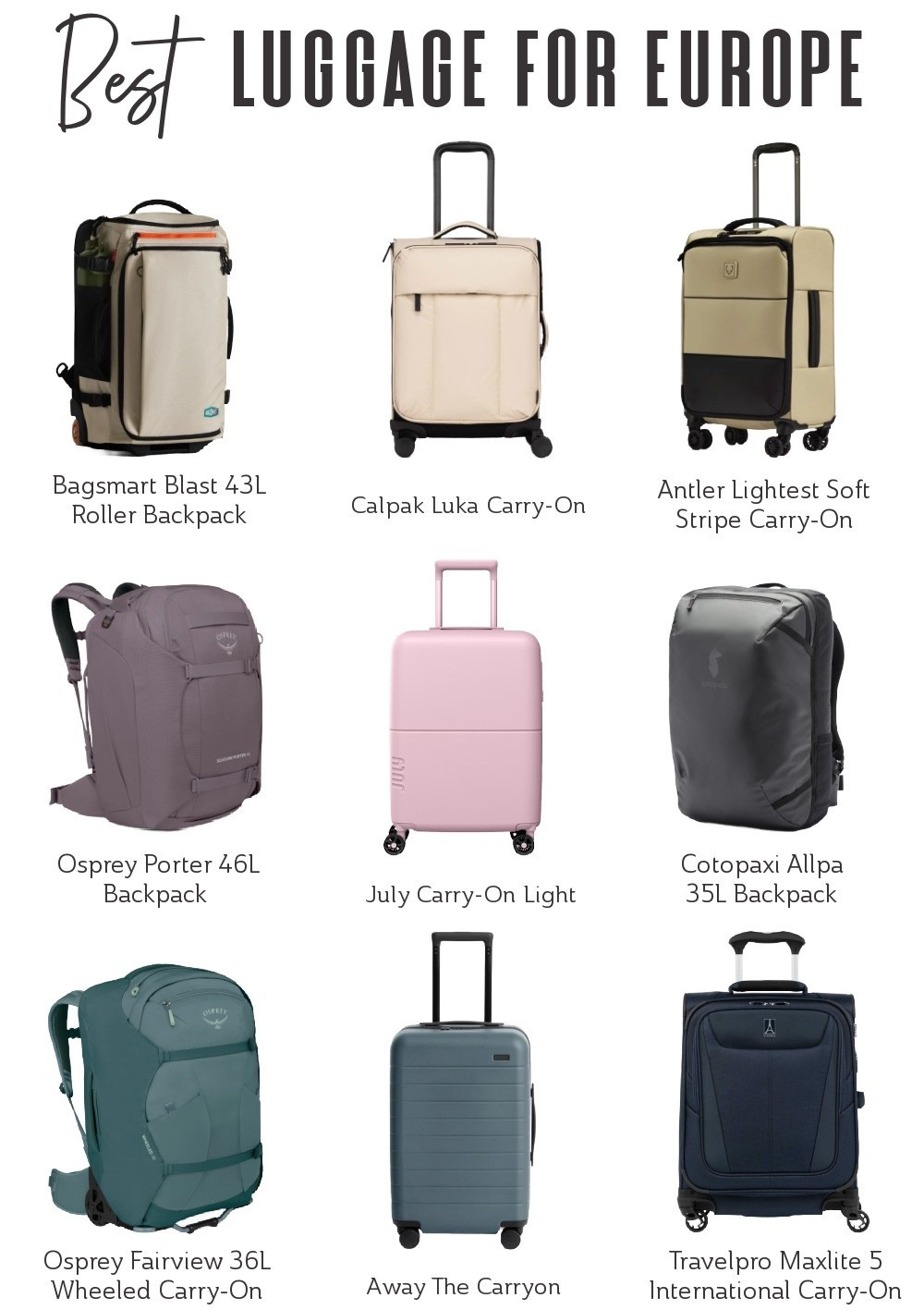Ever tried dragging a massive suitcase across cobblestone streets in Europe? 😩🧳 Yep… been there, learned the hard way. 😅 From endless stairs to cramped trains and tiny hotel rooms, choosing the right luggage for Europe matters more than you think. 💯 Here are the carry-on suitcases and backpacks that our community of travelers love for Europe! 🛫🌍

Travel Luggage | Europe Travel Gear | International Carry On | European Travel | Carry-On Suitcase | Travel Suitcase | Travel Backpack

#LTKeurope #LTKtravel #LTKbag