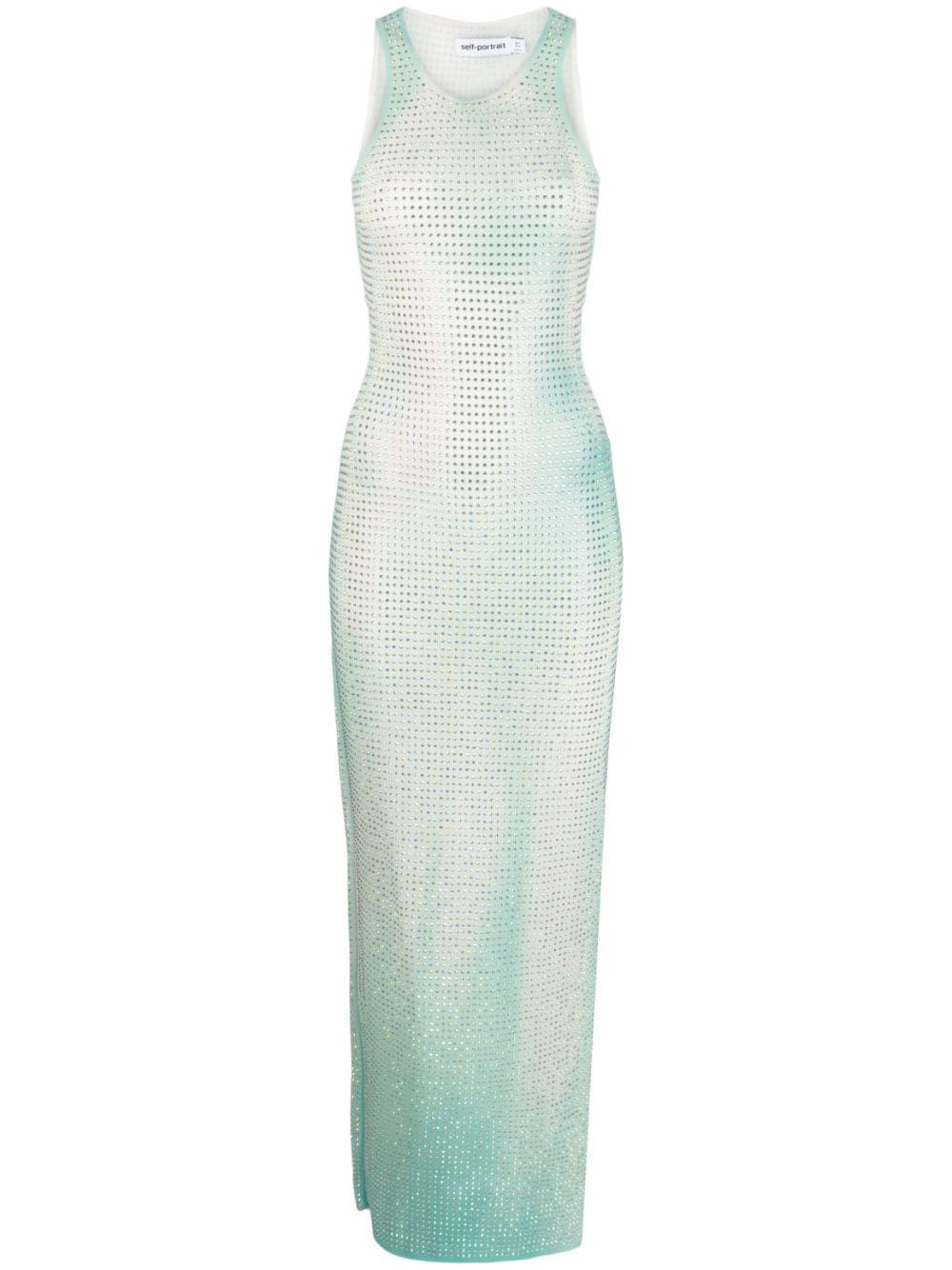 crystal-embellished dress | Farfetch Global