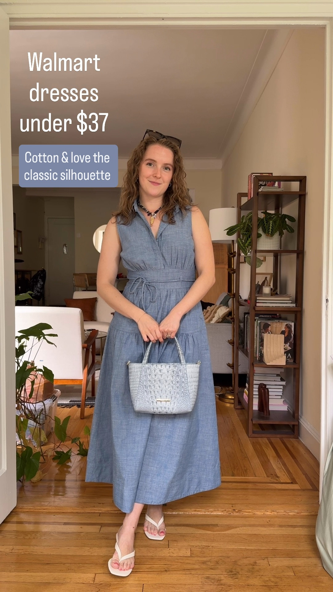 Cotton Walmart dress for work and casual wear under $40. Wearing xs

#LTKSeasonal #LTKSaleAlert