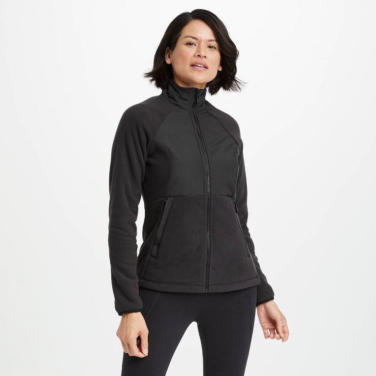 Women's Polartec Fleece Jacket - All in Motion™ Black | Target
