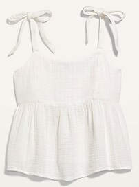 Tie-Shoulder Waist-Defined Swing Cami Blouse for Women | Old Navy (US)