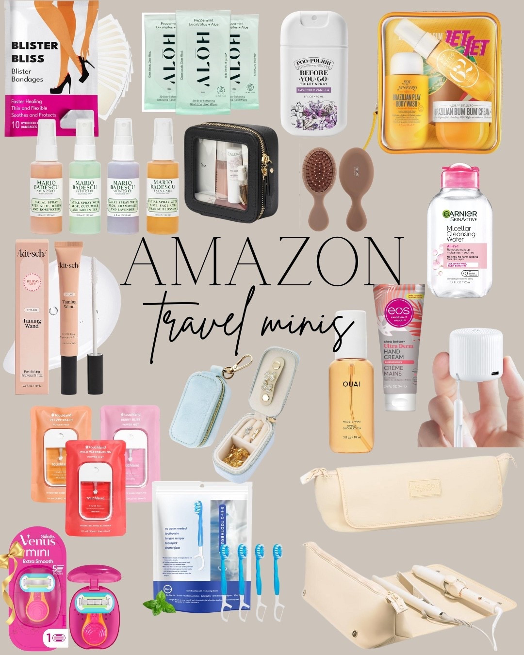 Amazon travel minis 

For your next vacay grab these! 

#LTKselfcare #LTKTravel #LTKGiftGuide