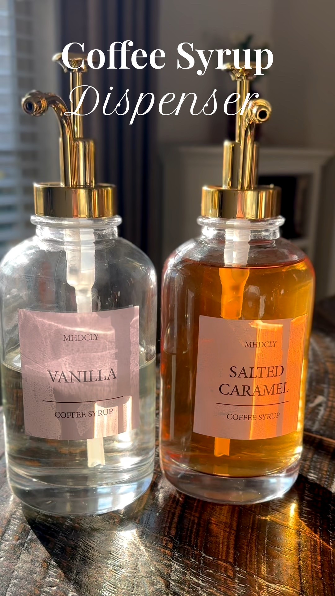 ☕️✨ Coffee Bar Upgrade! ✨☕️
These glass coffee syrup dispensers with gold pumps instantly elevate your coffee station and keep everything looking clean and chic. I love that they come with labels and are the perfect size for your favorite syrups! 🤍

🛒 Linked this exact 4-pack from Amazon so you can recreate the look in your own kitchen. A stylish, budget-friendly way to make your morning coffee feel like a café treat!

#CoffeeBar #KitchenOrganization #AmazonHome #HomeCoffeeBar #CoffeeLovers #HomeDecor

#LTKFindsUnder50 #LTKHome #LTKFindsUnder100