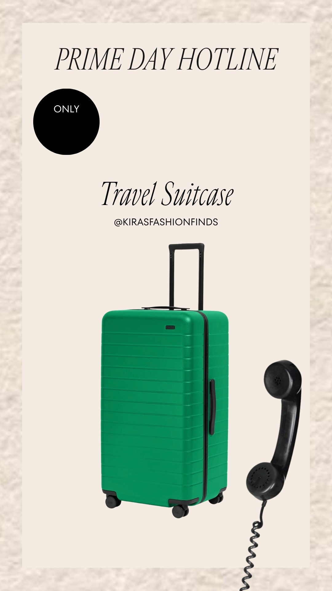 🧳 Don’t miss this Prime Day travel find! Whether you’re planning a summer getaway or your next weekend trip, this suitcase is a must-have. Lightweight, sleek, and ready for every adventure—grab it before the deal is gone!

🖤Si tienes un viaje próximamente, esta maleta es una de esas ofertas que vale la pena aprovechar. Perfecta para escapadas, vacaciones y viajes de trabajo. ¡No te la pierdas!

Follow me on Instagram and YouTube
@kirasfashionfinds

✨ Shop the links below.

#LTKTravel #LTKvlog #LTKSaleAlert