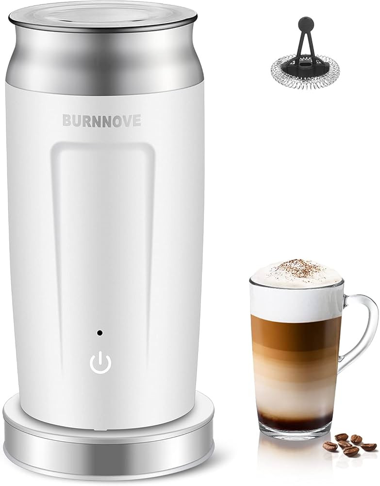 4 en 1 Espumador de Leche Eléctrico 500W Batidora de 240ml Espuma Caliente/Fría Calentar Chocol... | Amazon (ES)