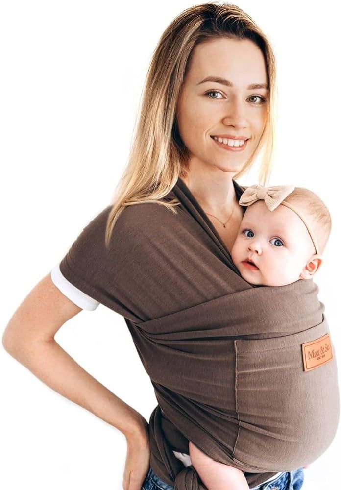Baby Carrier Newborn to Toddler Premium Cotton Baby Sling Baby Wraps Carrier Infant Holder One Si... | Amazon (US)
