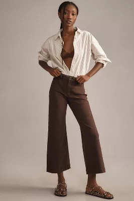 PAIGE Anessa High-Rise Crop Wide-Leg Jeans | Anthropologie (US)