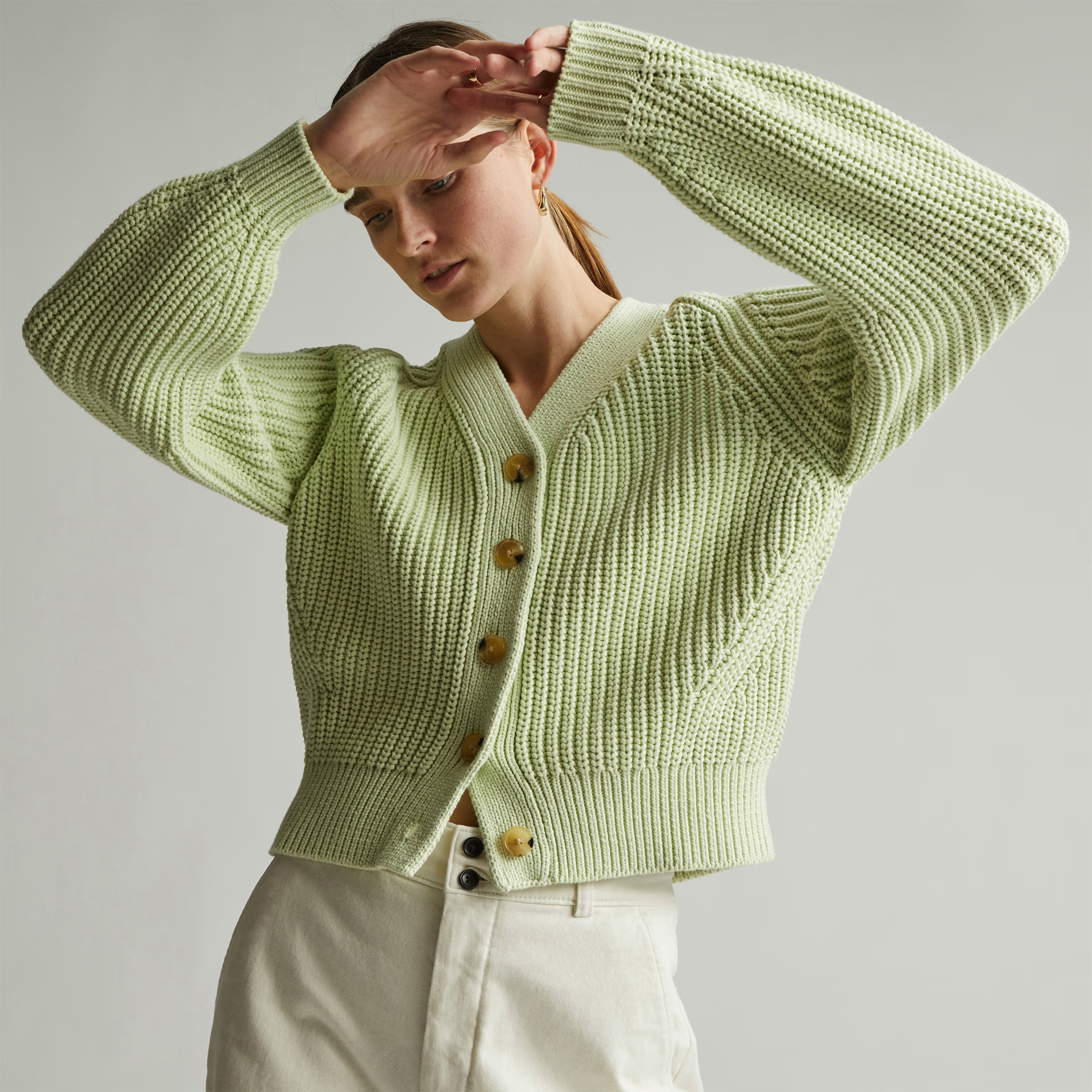 The Texture Cotton Cardigan | Everlane