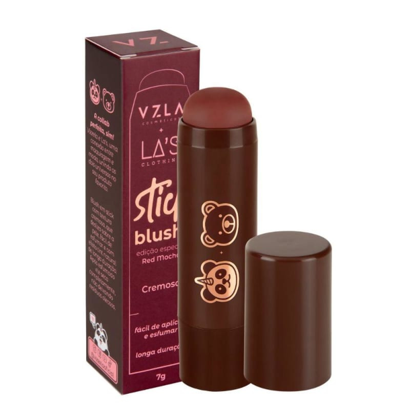 Blush Stick Red Mocha Vizzela + La's | Beleza Na Web (BR)