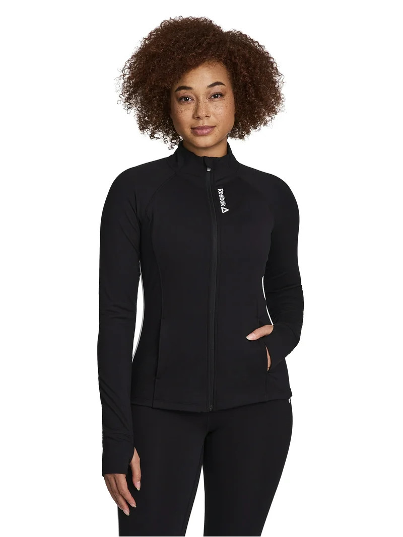 Reebok Women's and Women's Plus Sports Club Meet & Greet Performance Jacket, Sizes XS–3X | Walmart (US)