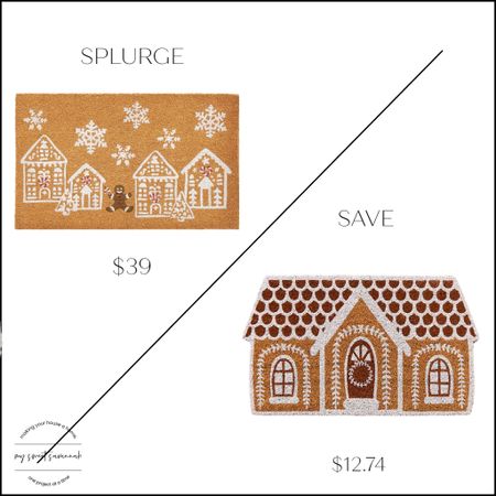 These gingerbread house doormats are so cute! Which one do you prefer? 
Christmas 2023
Gingerbread 
Pottery barn
Kirklands 
Christmas decor 
Luxe for less
Dupe 

#LTKHoliday #LTKSeasonal #LTKsalealert