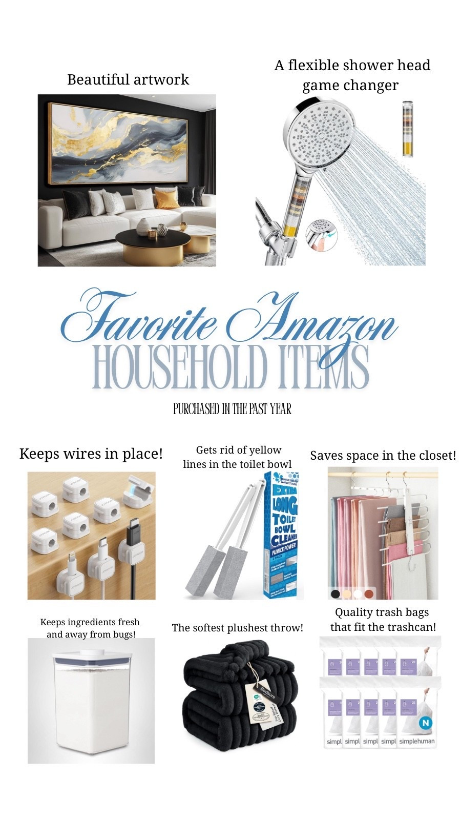 Here are some Amazon household products I bought in the last year and love! Let me know if you want to see more! I definitely have a lot more purchases!

#LTKHome