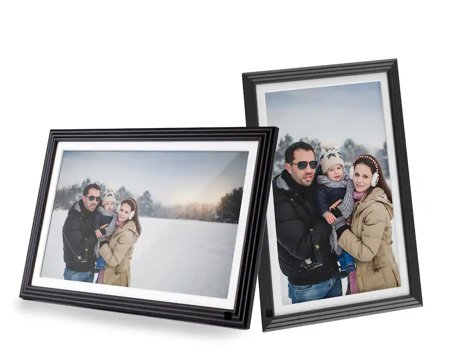 Aluratek - 10" IPS LCD Wi-Fi Touchscreen Digital Photo Frame - Black | Best Buy U.S.
