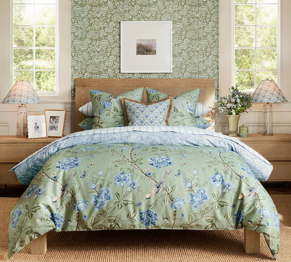 Kravet Meadowlark Reversible Duvet Cover | Pottery Barn (US)