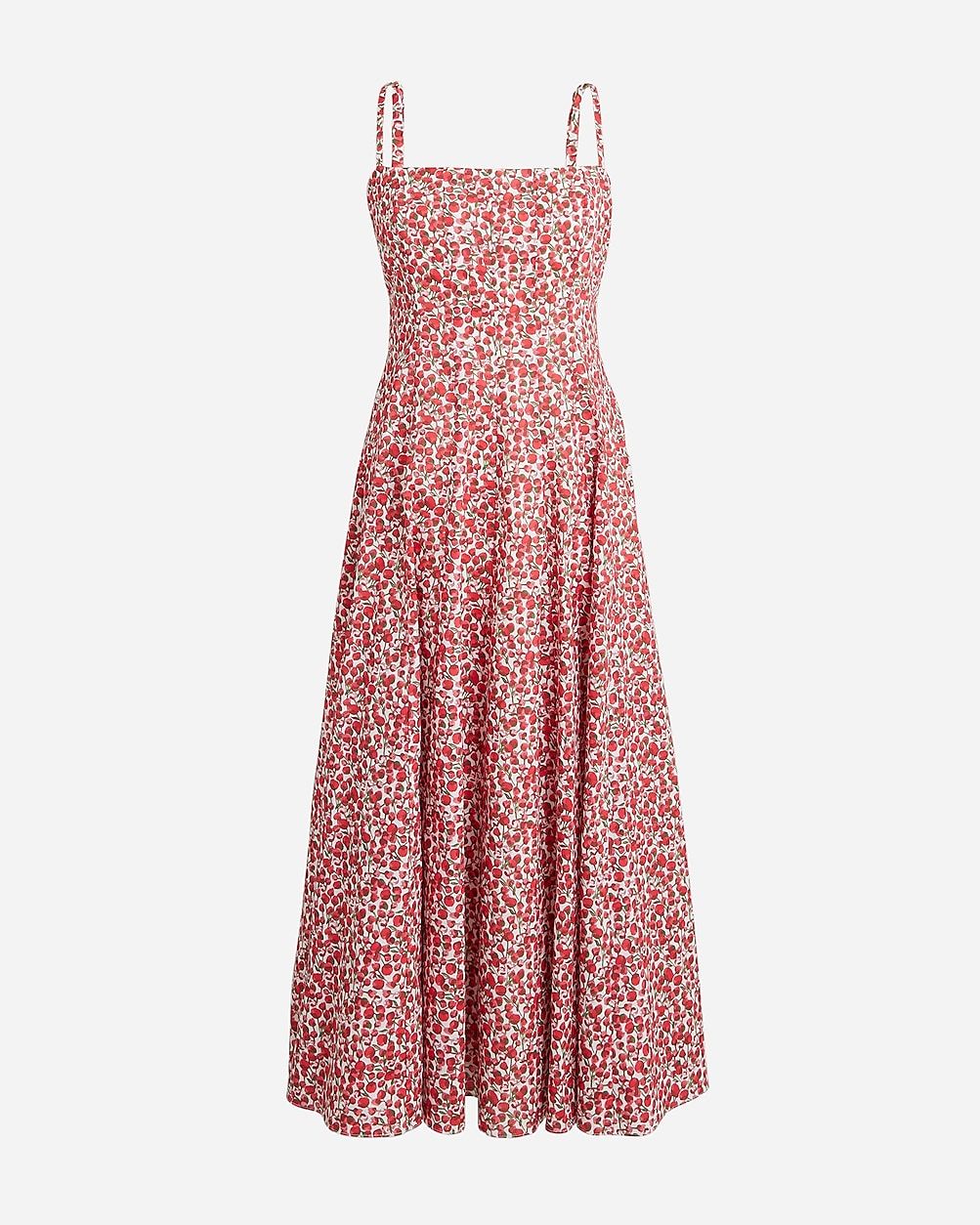 new5.0(1 REVIEWS)Seamed flare midi dress in Liberty® Eliza's Red fabric$159.50$268.00 (40% Off)D... | J.Crew US