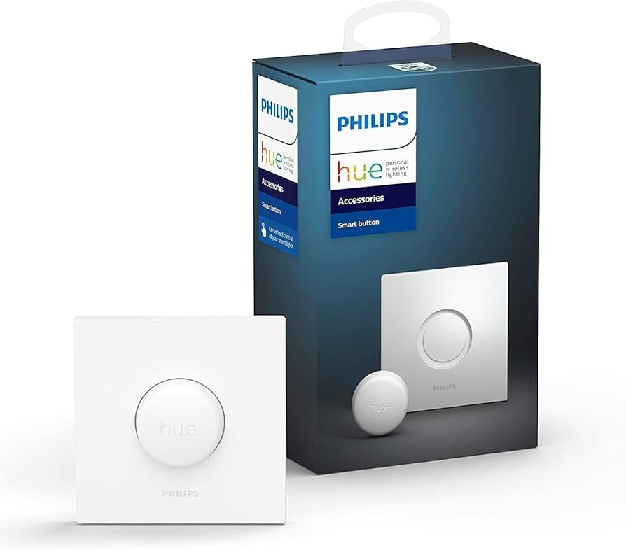 Philips Hue Smart Button für Hue Lichtsysteme, smarter Dimmer zur Steuerung von Leuchten, kabell... | Amazon (DE)