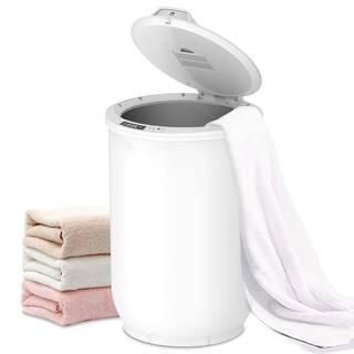Electric Large Capacity Towel Warmer Bucket in White, Rapid Heating w/Timer, Digital Display, Safety Lock, Auto Shut-Off | The Home Depot