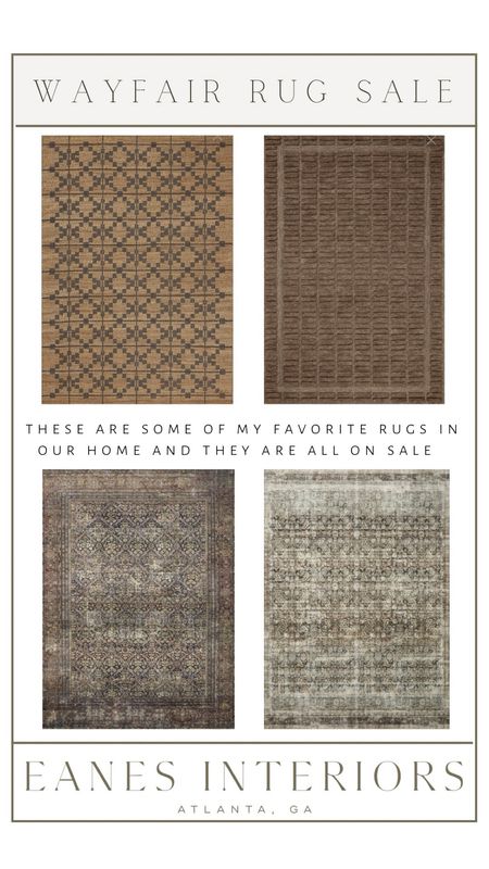 Some of my favorite rugs in our home are on sale for Way Day! 

#wayfair #wayday #arearugs #rugs #loloirug #amberlewisrug #chrislovesjuliarug 

#LTKHome #LTKStyleTip #LTKxWayDay