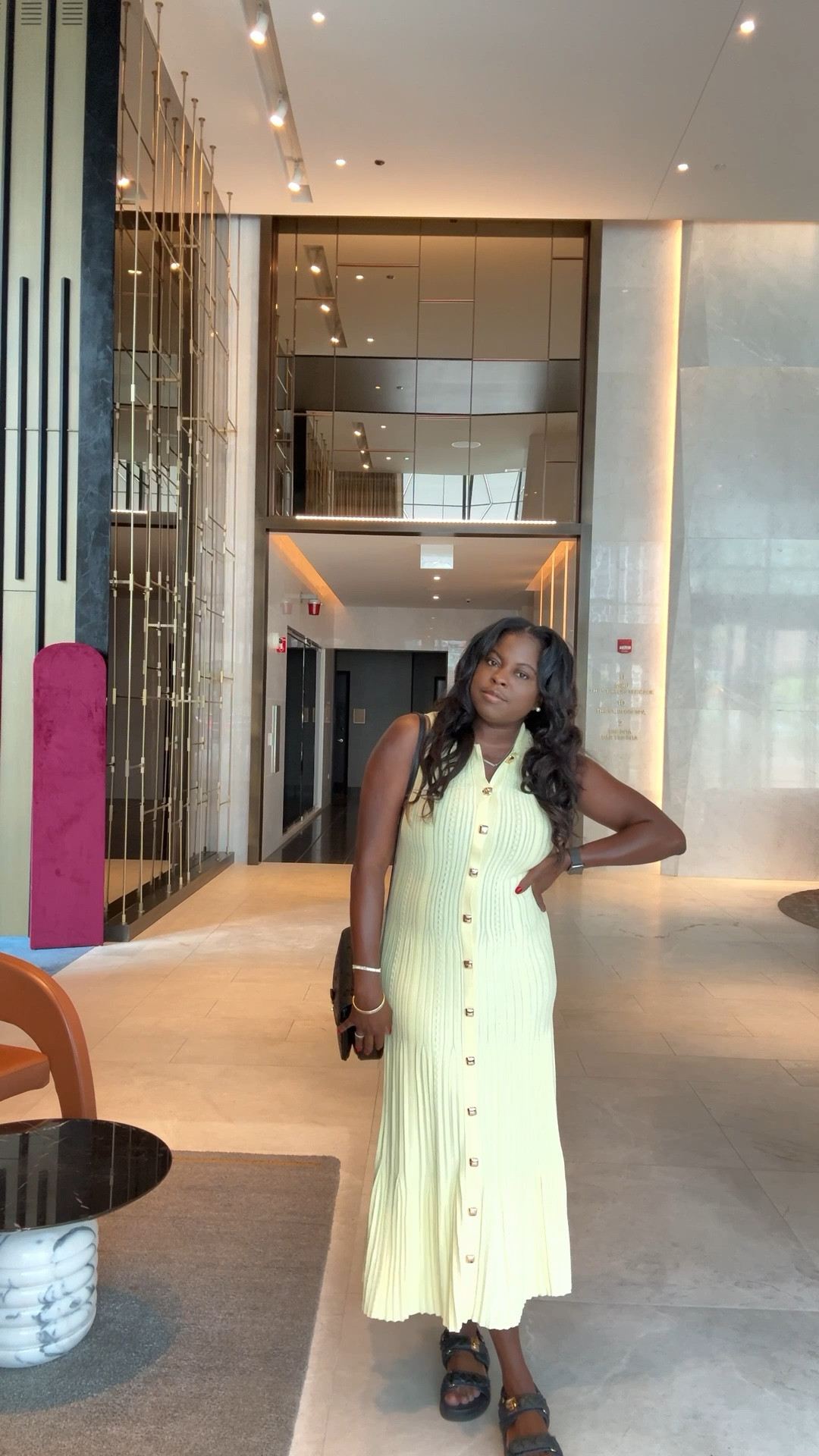 Outfit of the day, what i wore today as a 34 year old mom of 2 on vacation. Sleeveless knit midi dress. 

#LTKTravel #LTKFindsUnder100 #LTKStyleTip