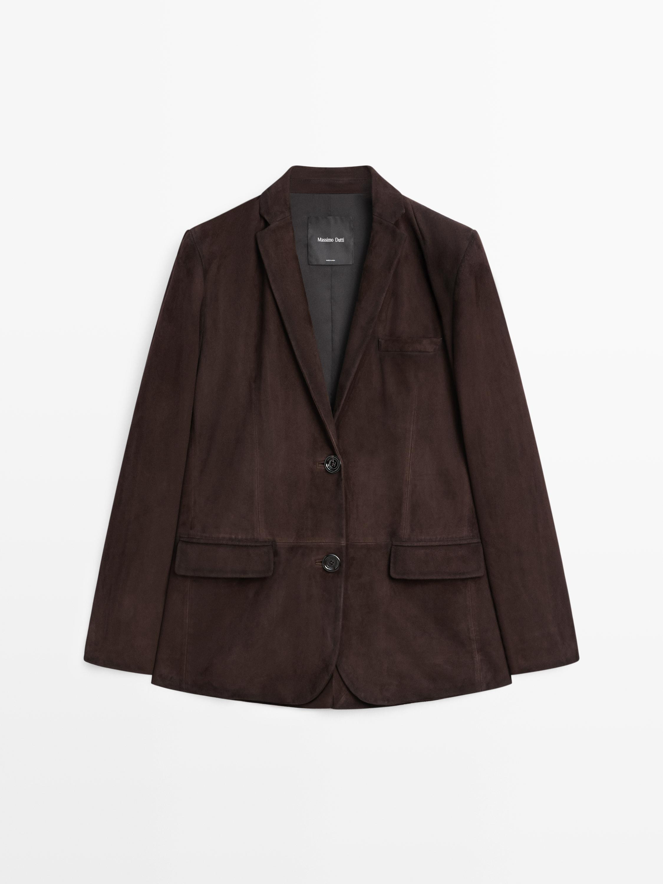 Blazer aus Wildleder | Massimo Dutti DE