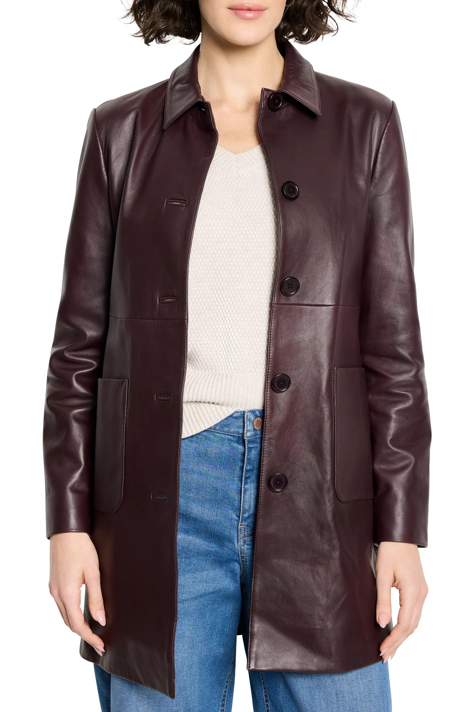 Leather Car Coat (Women) | Nordstrom | Nordstrom