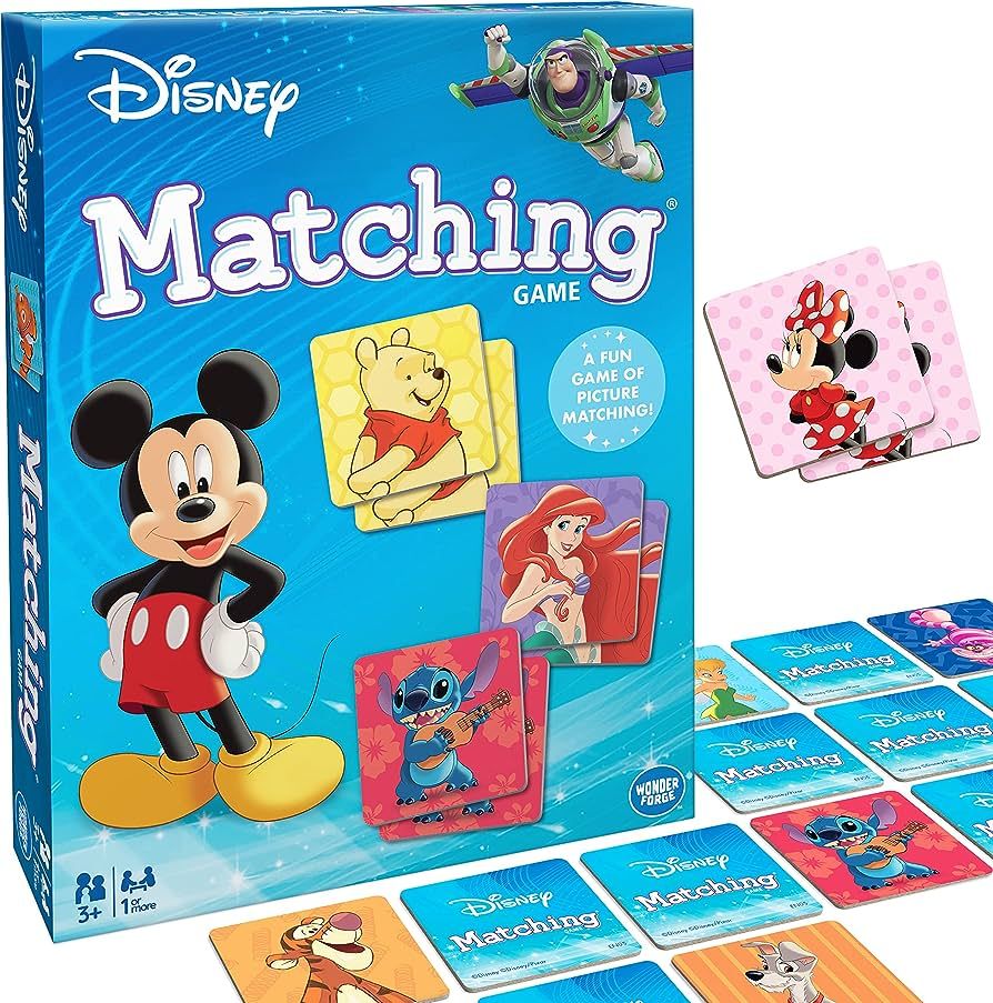 Disney Classic Characters Matching Game for Kids Age 3-5 by Wonder Forge | Amazon (US)