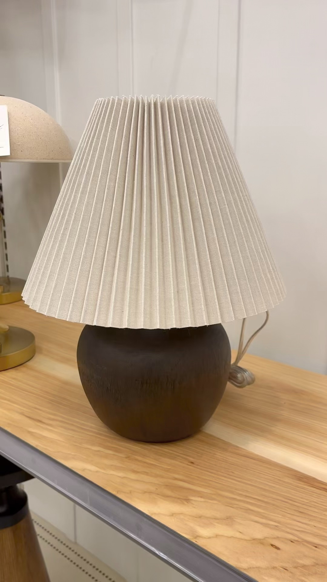 The prettiest lamp from the new Hearth & Hand line at @Target!  I love the pleated shade and texture!  Only $40!!

#LTKHome