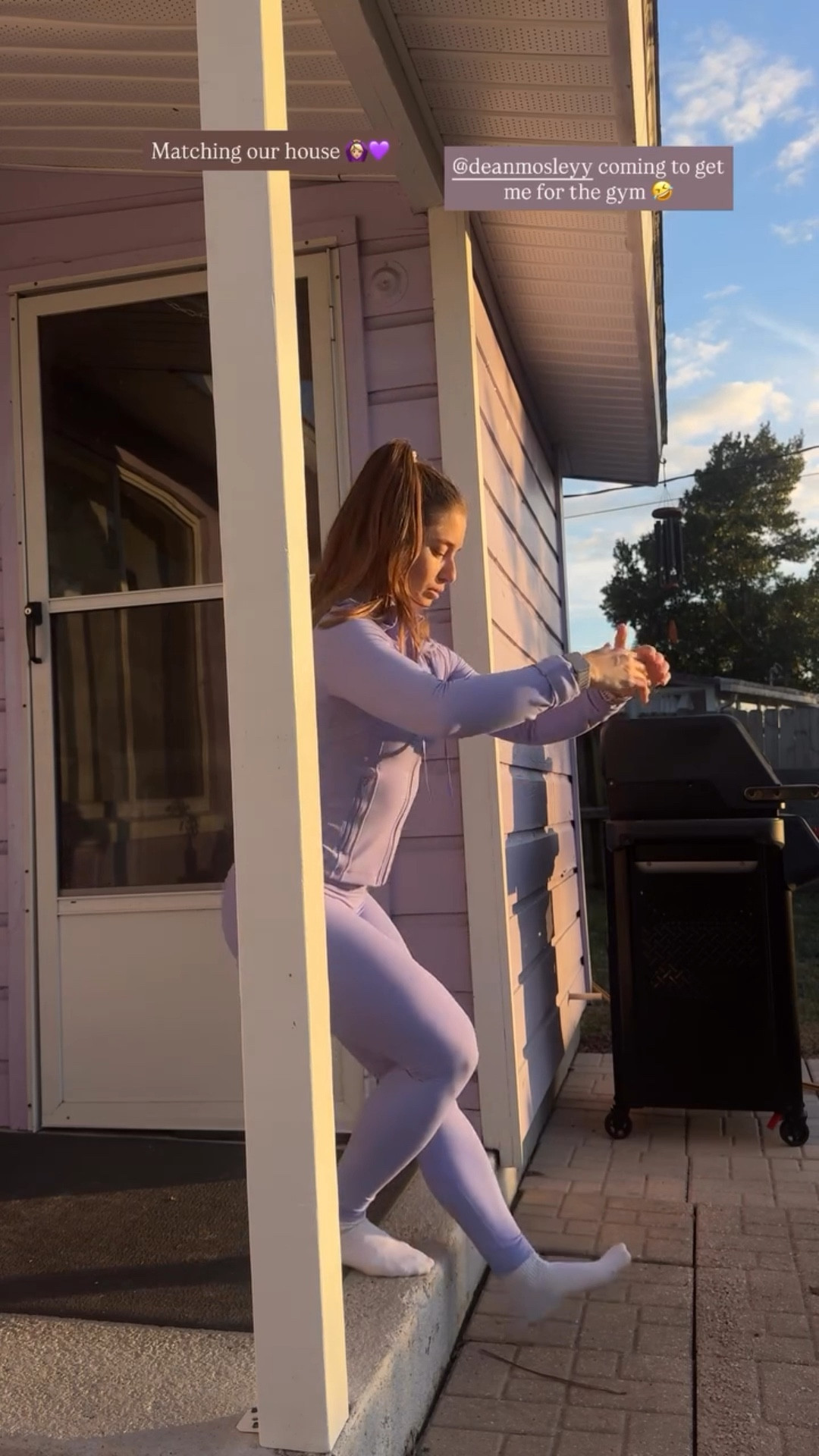 Matching Lulu set! 🙆🏼‍♀️💜 this color is almost out of stock so linking the same styles in similar colors.

I’m size 6 in bra and jacket, and size 4 in leggings. 


#LTKfitnessgoals #LTKActive #LTKootd