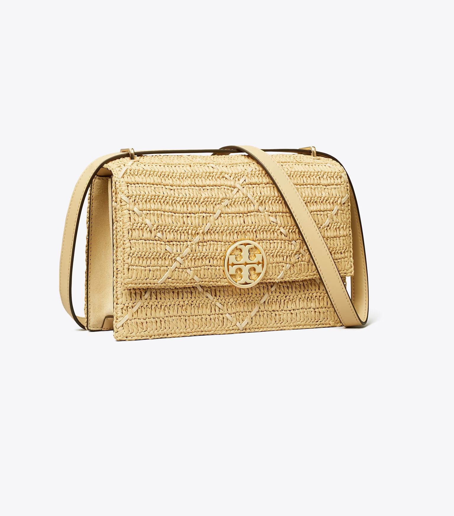 MILLER RAFFIA SHOULDER BAG | Tory Burch (US)