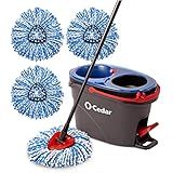 O-Cedar EasyWring RinseClean Microfiber Spin Mop & Bucket Floor Cleaning System with 3 Extra Refills | Amazon (US)