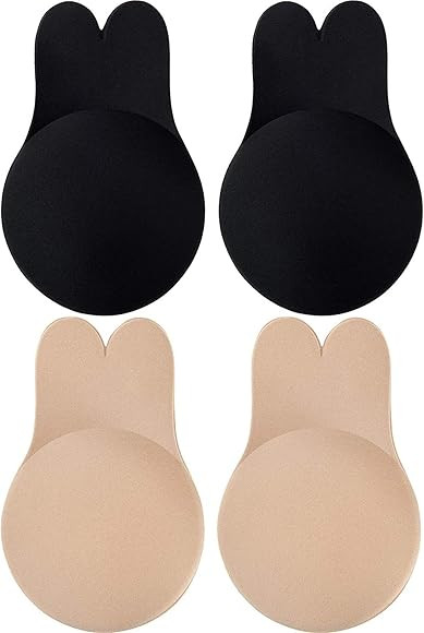 AVERYN Adhesive Bra, Breast Lift Strapless Backless Bra Nippless Covers Push Up Self Invisible St... | Amazon (US)