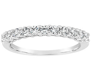 Affinity 1/2 cttw 11-Stone Diamond Band Ring, 1 4K Gold | QVC