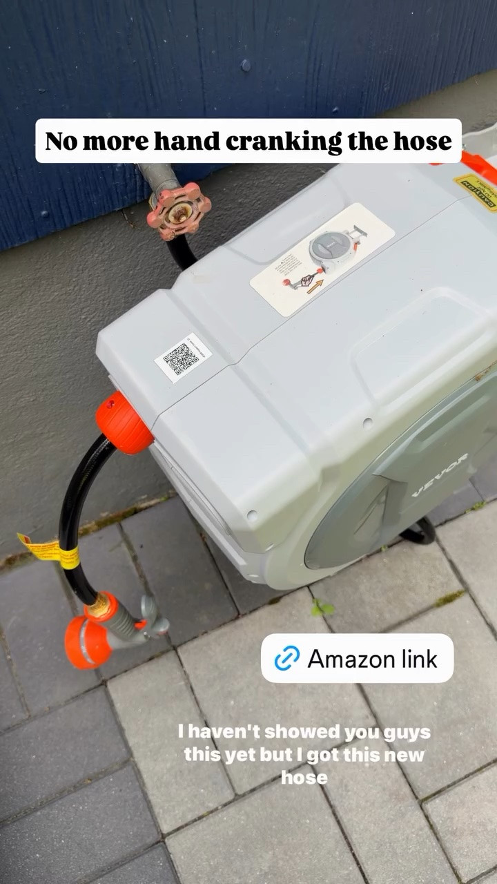 No more hand cranking the hose

#LTKSeasonal #LTKHome #LTKdayinmylife
