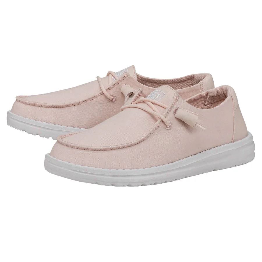 Wendy Slub Canvas - Pink | HEYDUDE