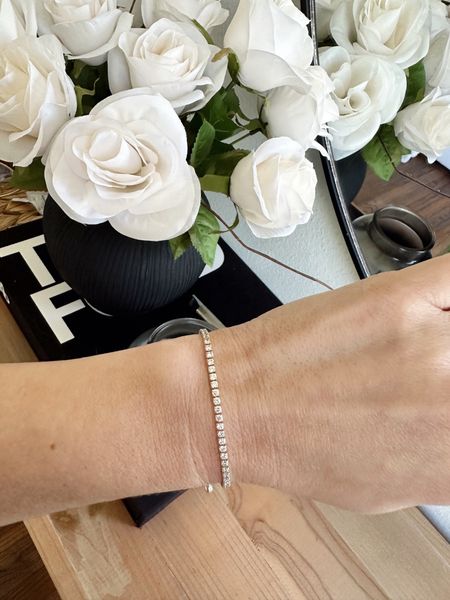 My favorite bracelet! This adjustable tennis bracelet fits my small wrist and is so chic and classic. It’s one of my all time favorite amazon jewelry finds and is so affordable, under $20!! 

#LTKfindsunder50 #LTKstyletip