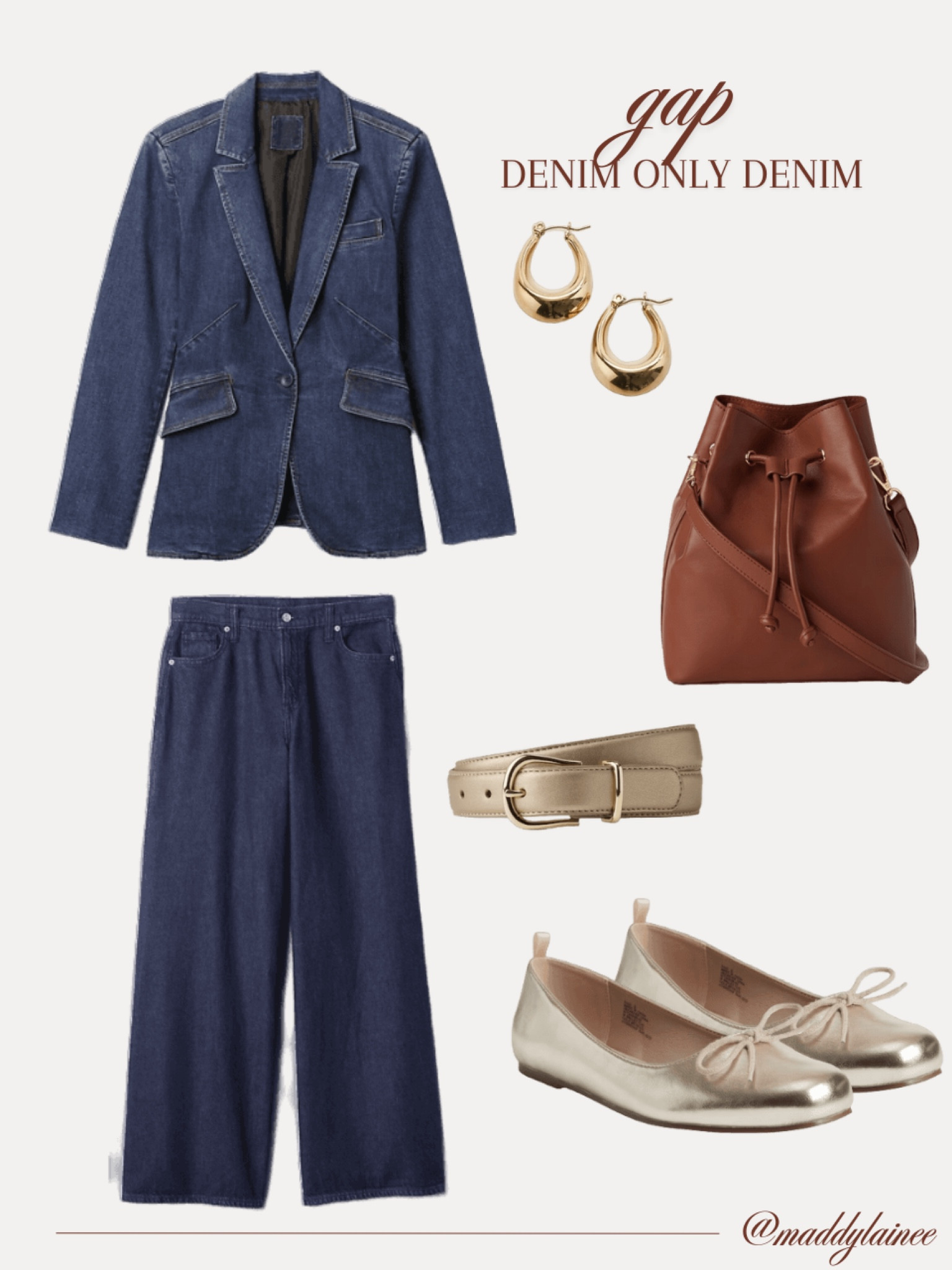 Denim on denim outfit with accessories from GAP! 👖🍂🤎 #gap #fallfashion

#LTKStyleTip #LTKFallSale #LTKSeasonal