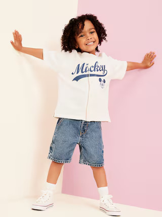 Old Navy x Disney© Oversized Mickey Mouse Baseball Shirt for Toddler Boys | Old Navy (US)