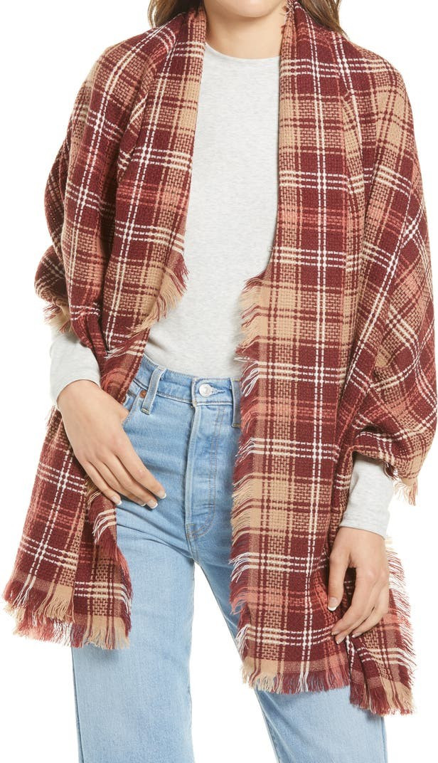 Plaid Burlap Scarf | Nordstrom | Nordstrom