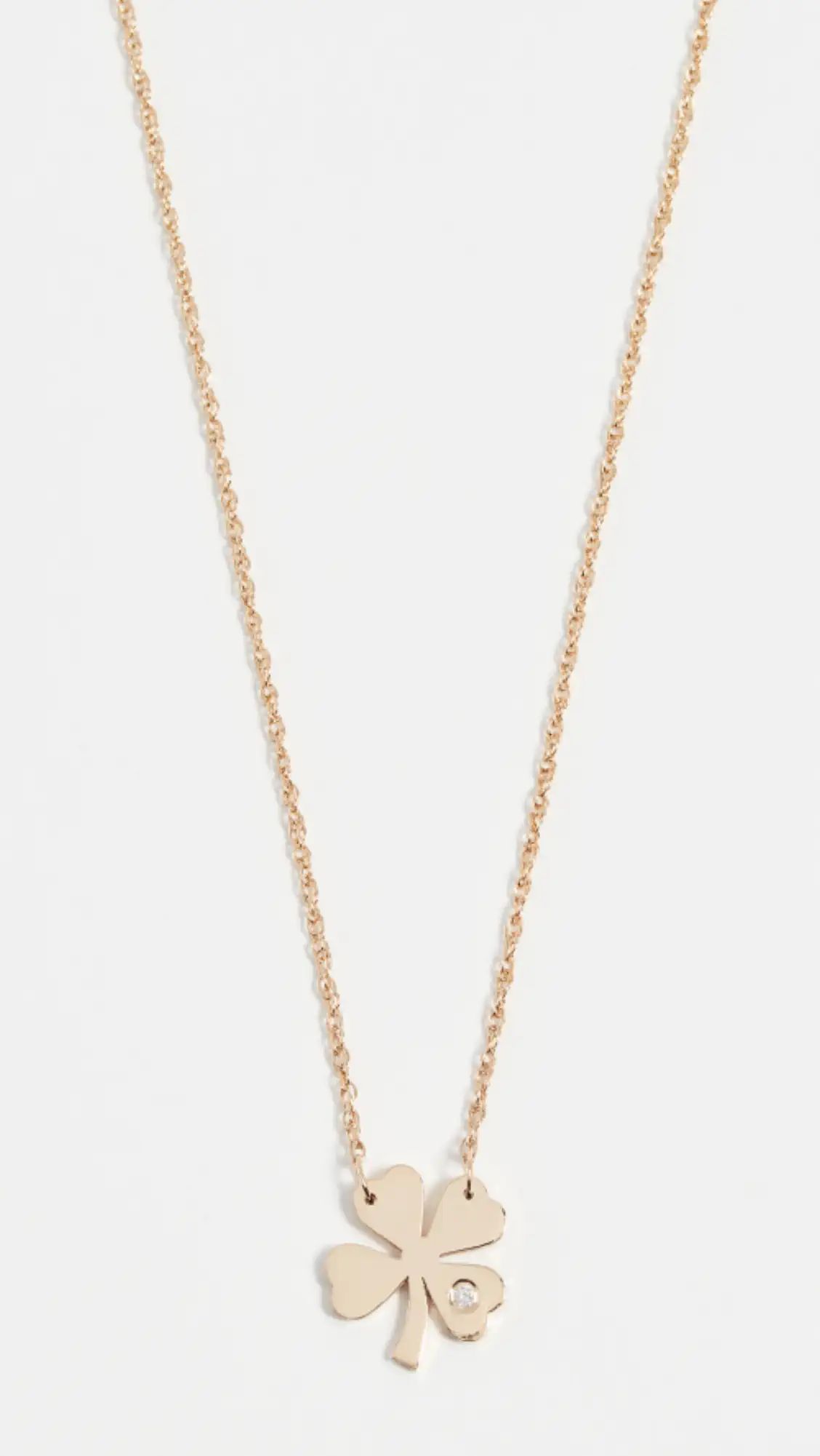Clover Necklace with Diamond | Shopbop