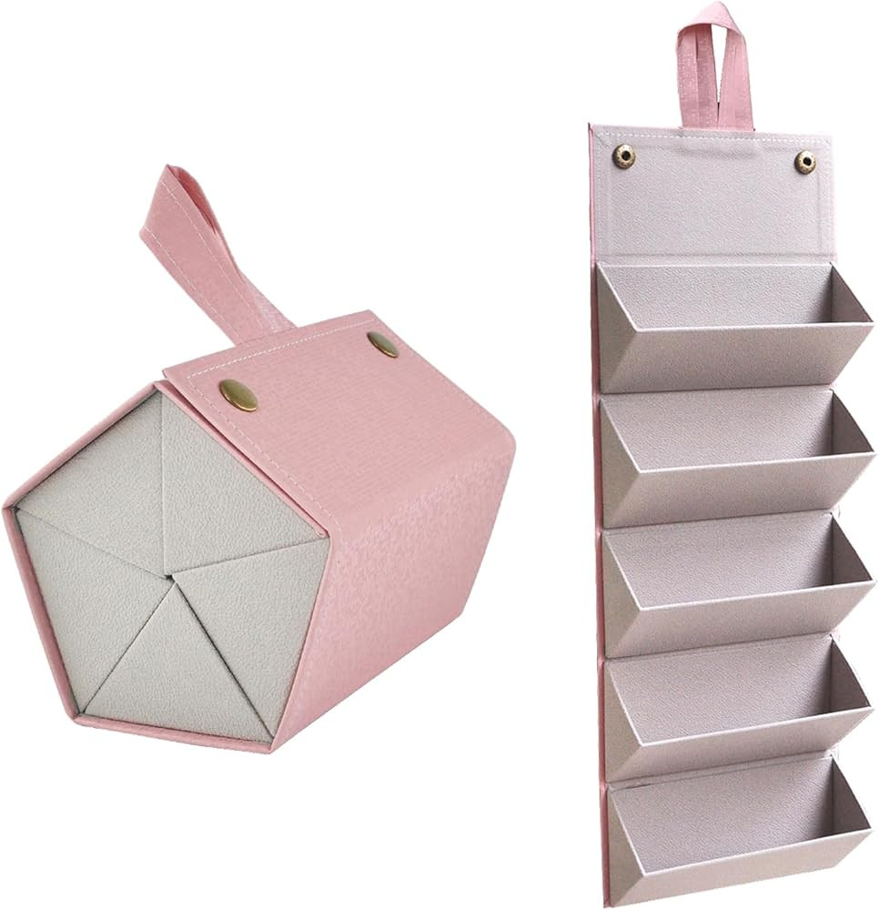 Kenpal Sunglasses Storage Organizer Holder Foldable Travel Case with 5 Slot Compartments for Mult... | Amazon (US)