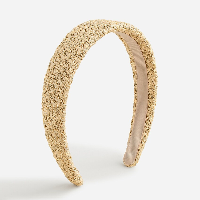 Girls' raffia headband | J. Crew US