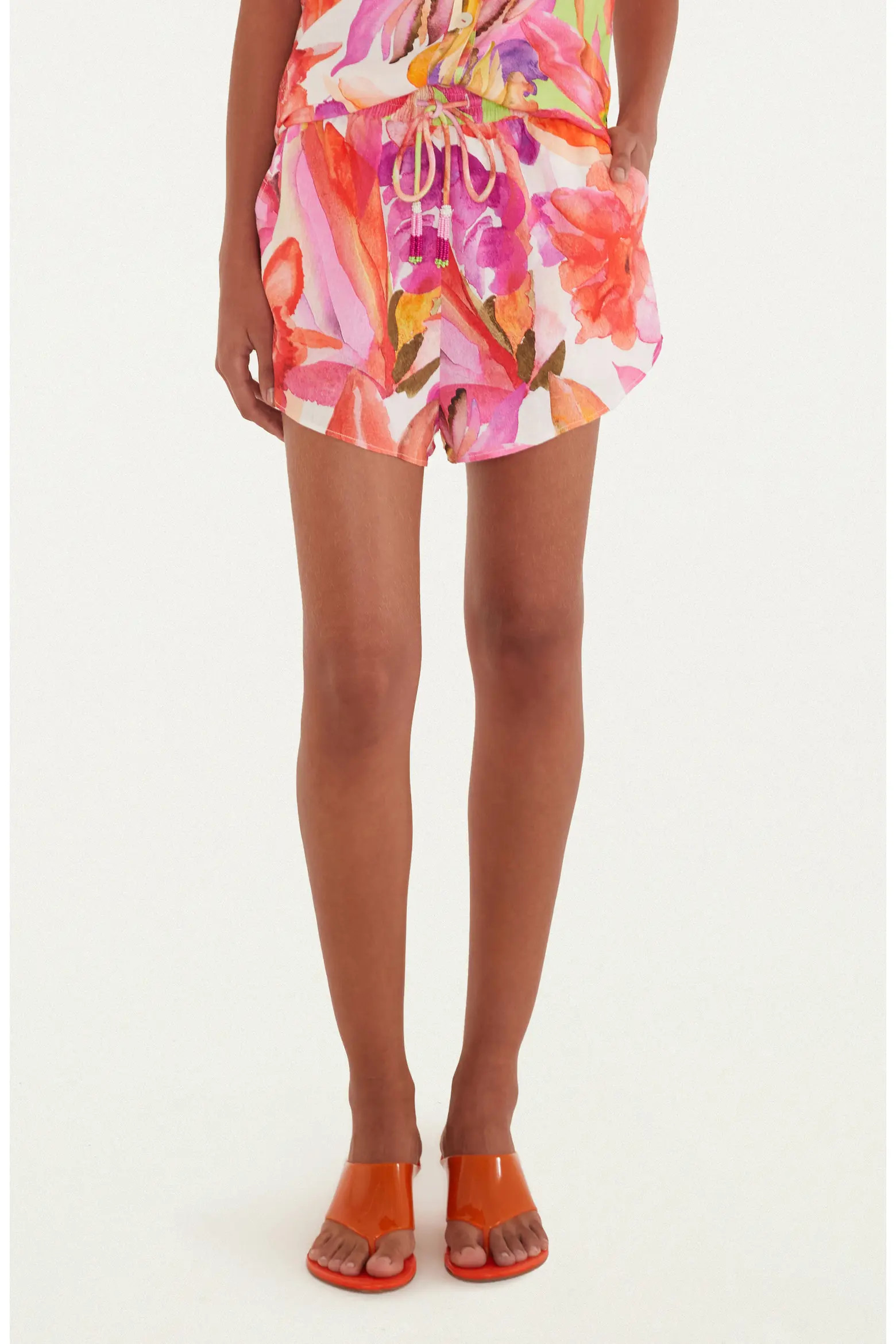 Artsy Flora Drawsting Shorts (Women) | Nordstrom | Nordstrom